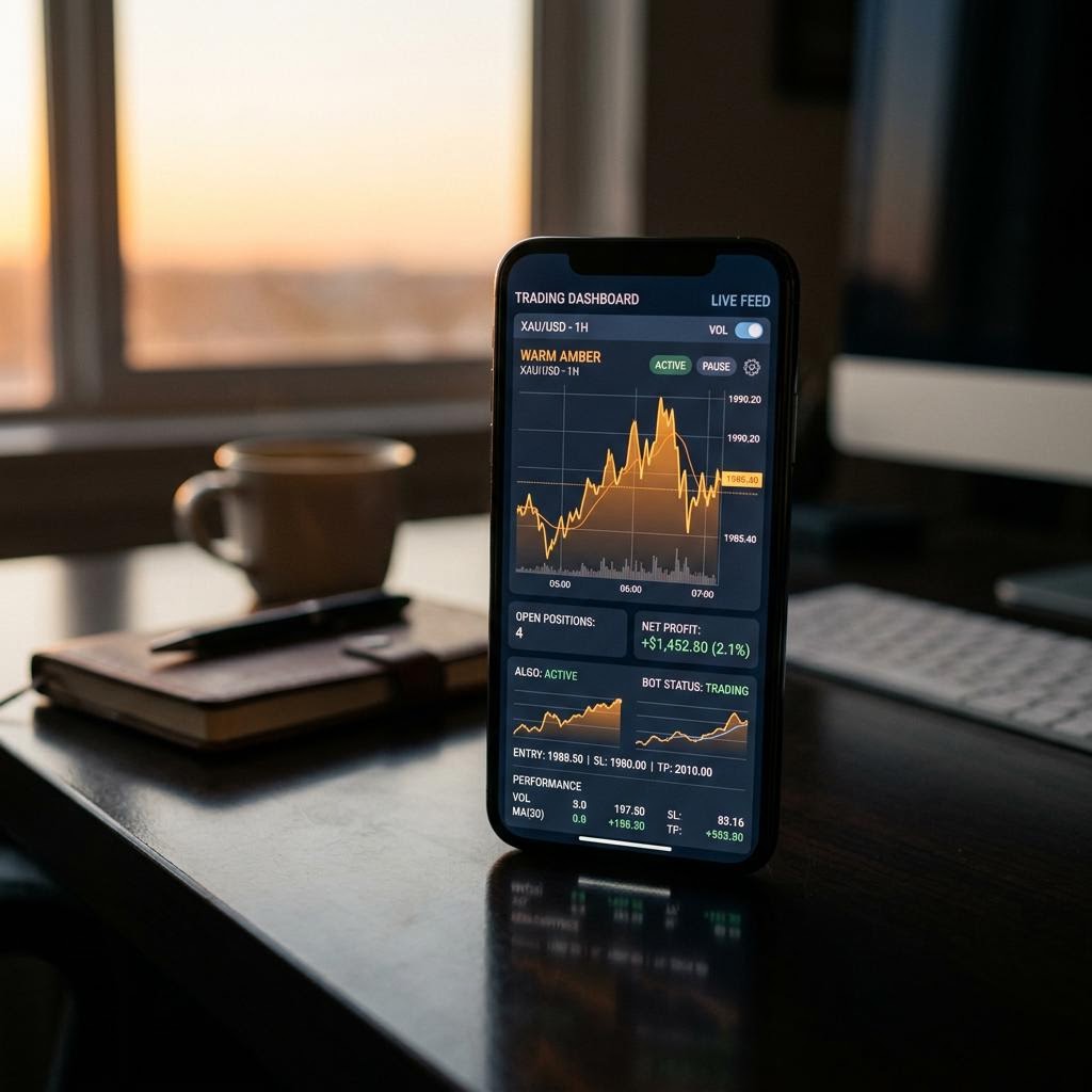Panel de control Profitiva Fundres en smartphone